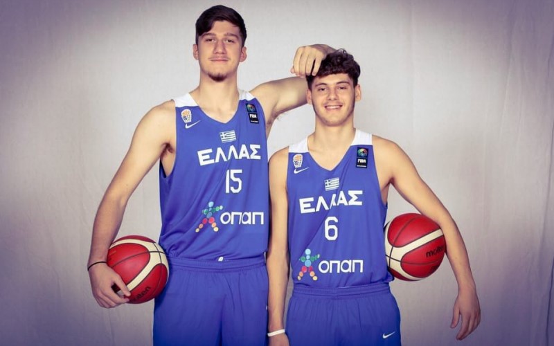 Κωνσταντινίδης και Καλλιοντζής με την Ελλάδα στο Ευρωμπάσκετ εφήβων