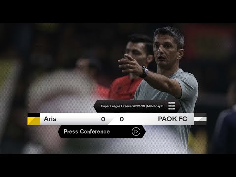 Press Conference: Aris-PAOK FC – PAOK TV