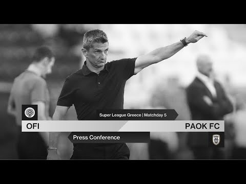 Press Conference: OFI Vs PAOK FC – Live PAOK TV