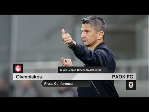 H συνέντευξη Τύπου του Ολυμπιακός-ΠΑΟΚ – PAOK TV