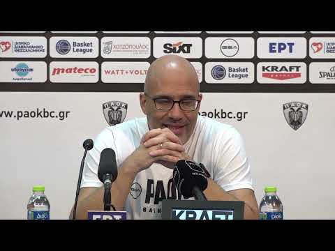 Coach Lykogiannis about PAOK mateco – Olympiacos game