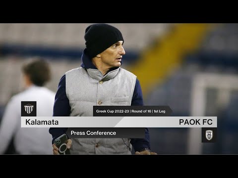 Press Conference: Kalamata Vs PAOK FC  – Live PAOK TV