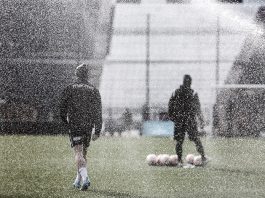 Εικόνες από την προπόνηση