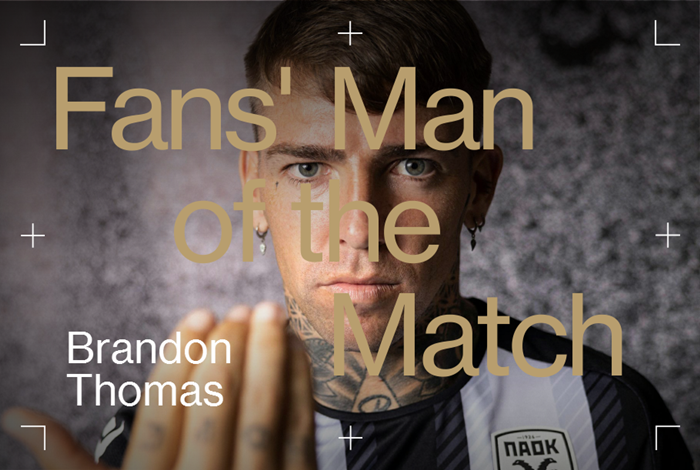 Fans’ Man of the Match ο Μπράντον