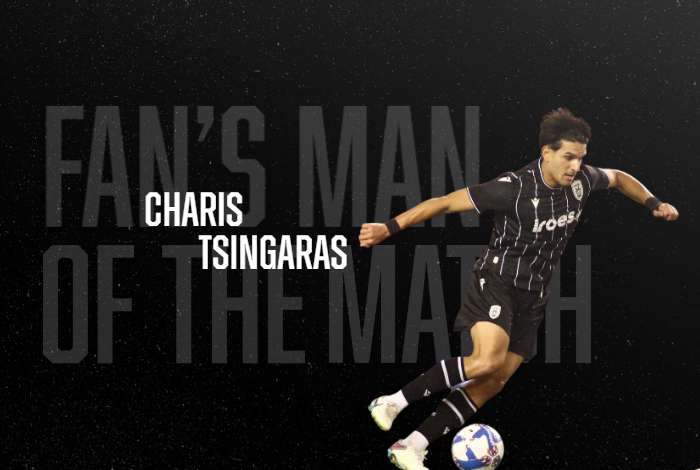 Fans’ Man of the Match ο Τσιγγάρας