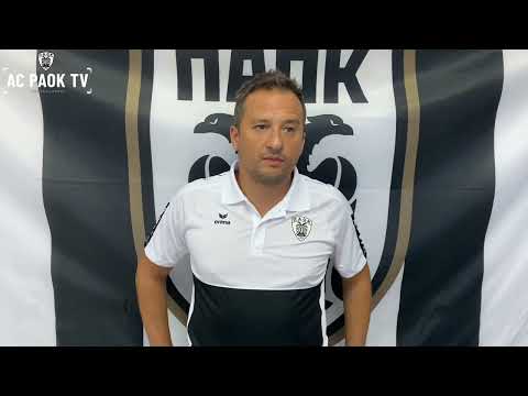 Παναγιώτης Γούσιος: «Υπήρχε ανυπομονησία ώστε να ξεκινήσει η σεζόν!» | AC PAOK TV