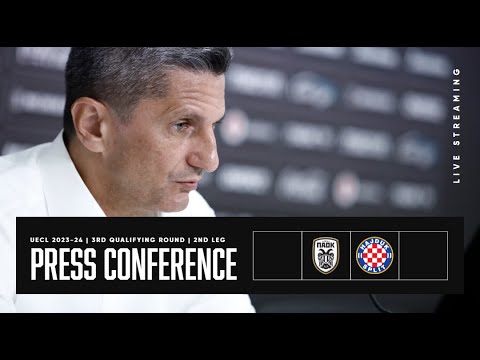 Press Conference: PAOK FC  Vs Hajduk Split– Live PAOK TV
