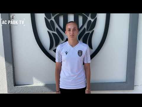 Κωνσταντίνα Στράντζαλη: «Για τη νίκη στην πρεμιέρα!» | AC PAOK TV