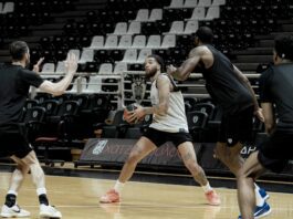 Προπόνηση με Tyree και Allen