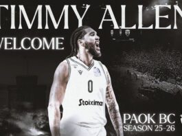 Ο Timmy Allen στον ΠΑΟΚ