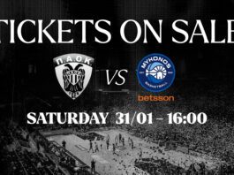 Τα εισιτήρια για τον αγώνα ΠΑΟΚ – Μύκονος Betsson