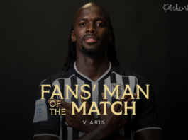 Fans’ Man of the Match o Εντιαγέ