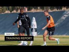 Προπόνηση υπό το βλέμμα του Ιβάν Σαββίδη – PAOK TV