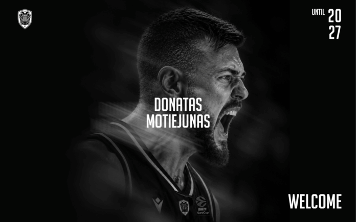 O Donatas Motiejunas στον ΠΑΟΚ